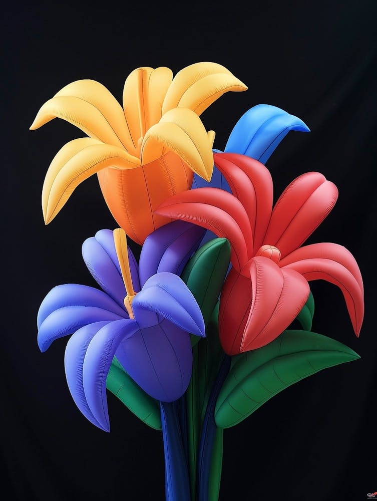 Bright Inflatable Flowers Veronica
