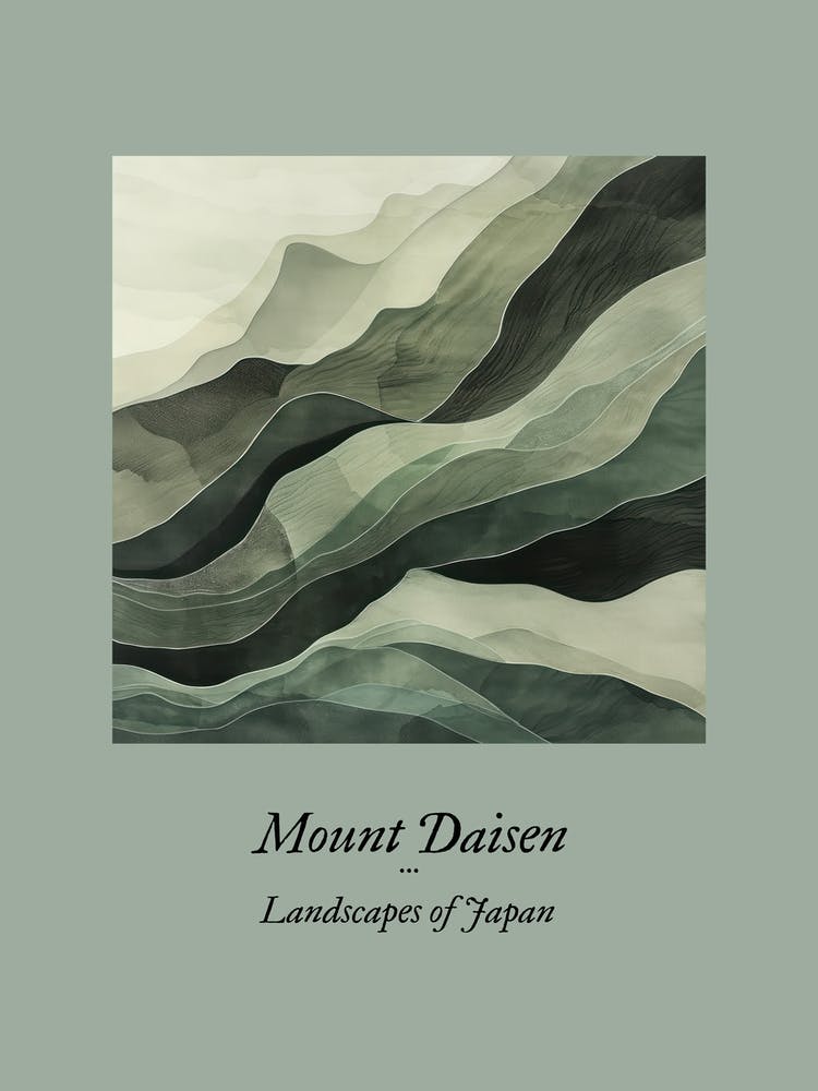 Landscapes Of Japan Mount Daisen
