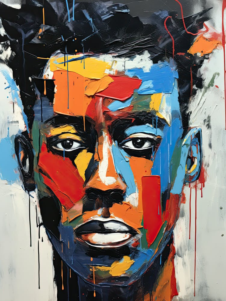 Afro-American man, afro