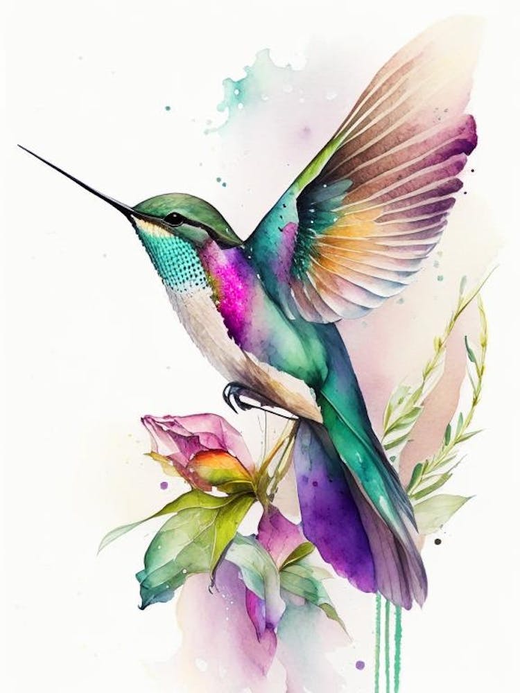 Berylline Hummingbird Cute Neon 2