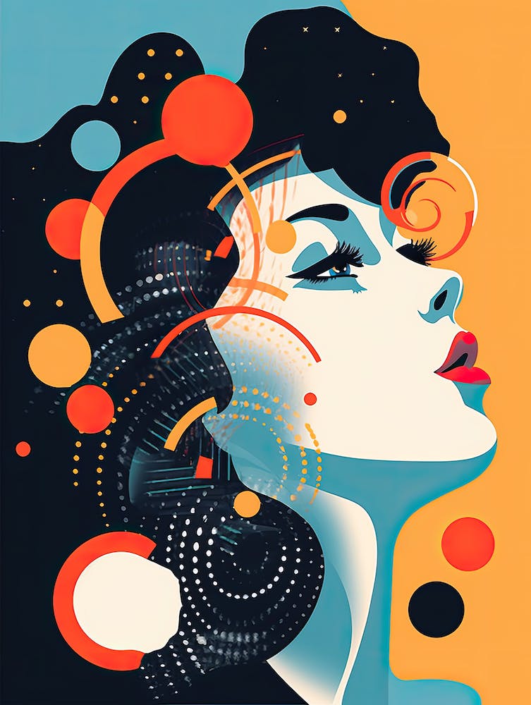 Iconic Tributes: Pop Art Portraits of American Womanhood
