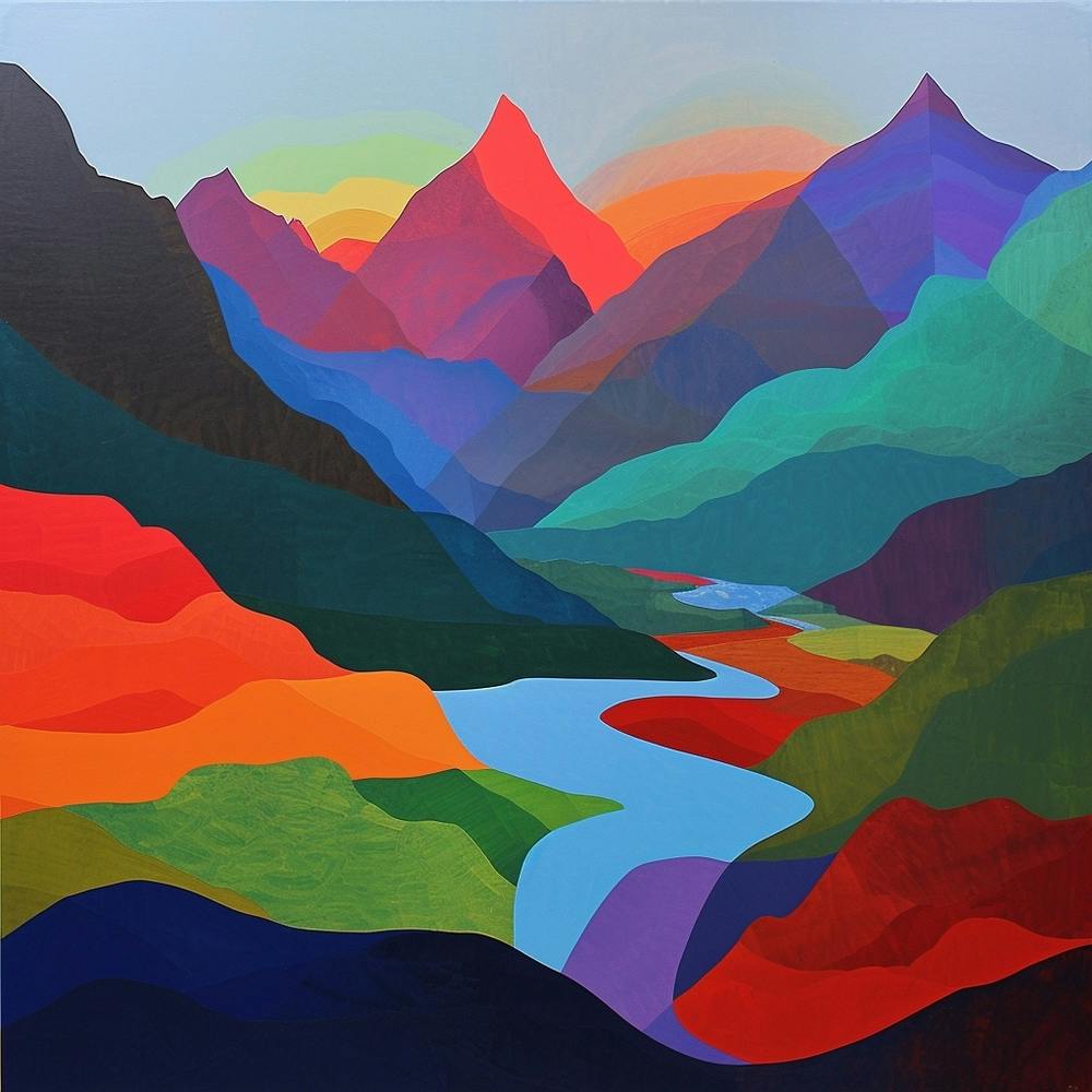 Abstract Travel Collection Nepal 1