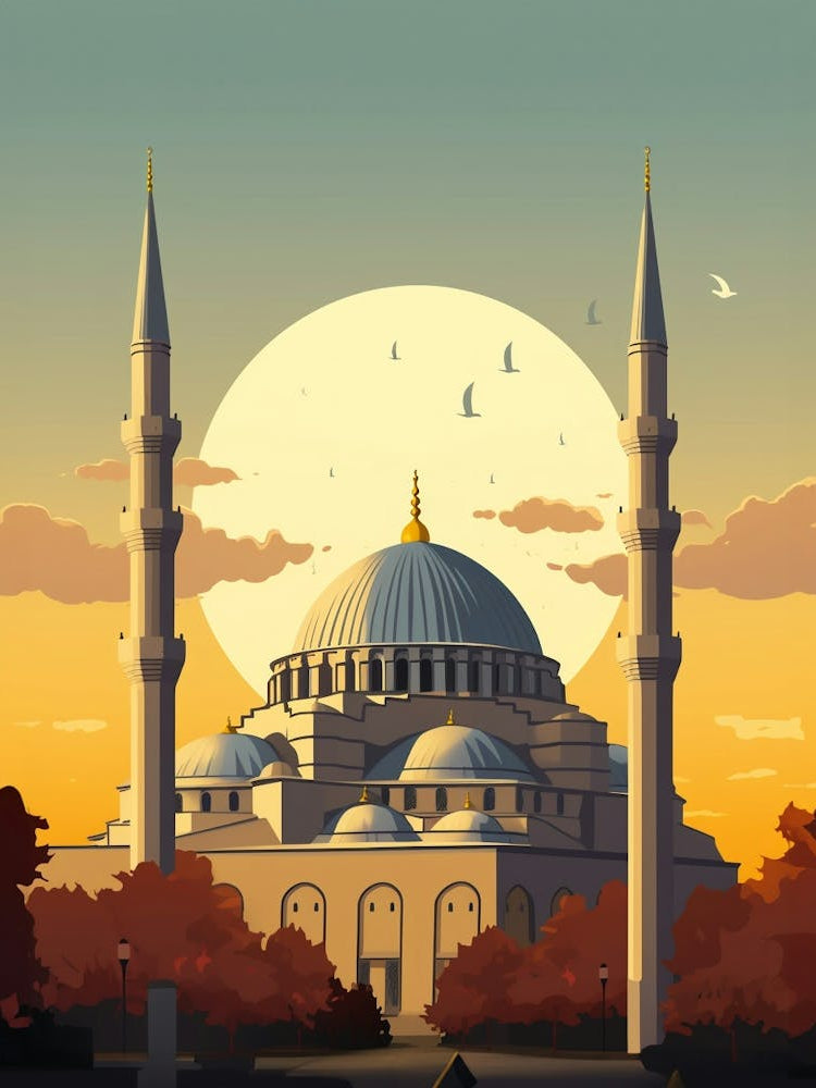 Sleymaniye Mosque Art Deco 4