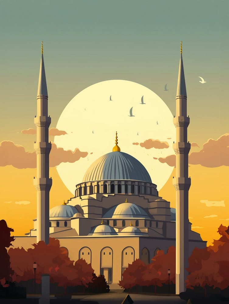 Sleymaniye Mosque Art Deco 4