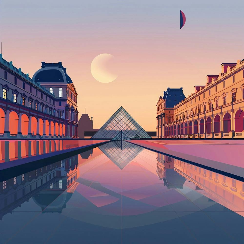 Paris At Sunset