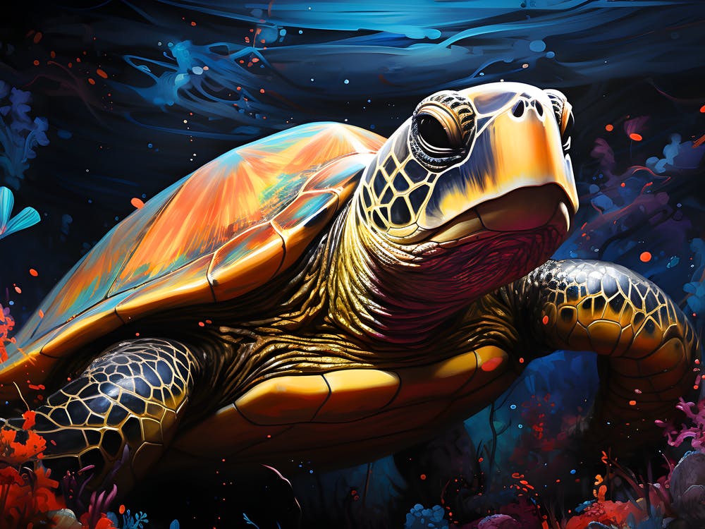 Tropische Schildkröte