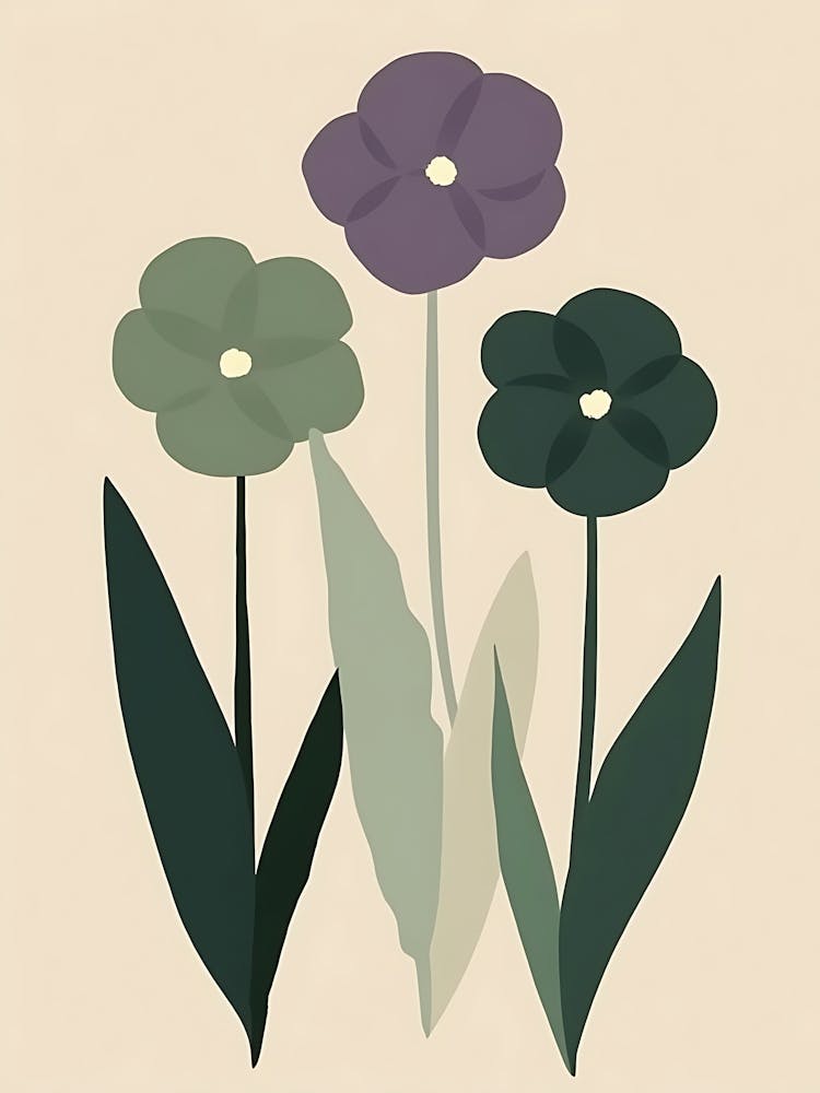 Three Flowers 6