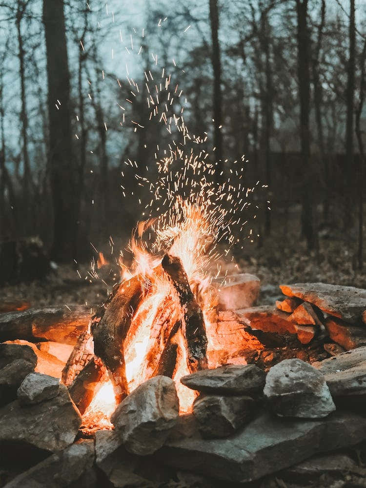 Camping-Lagerfeuer Art Print by Indio Page – Fy!