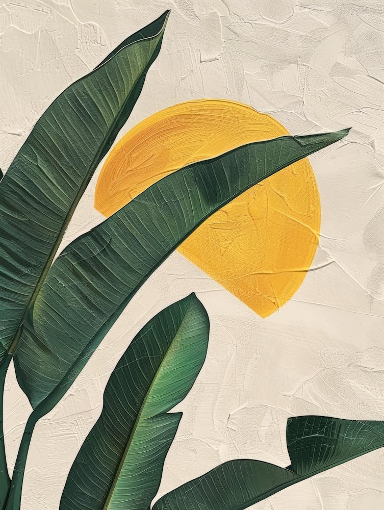 Banana Leaf Canvas Print