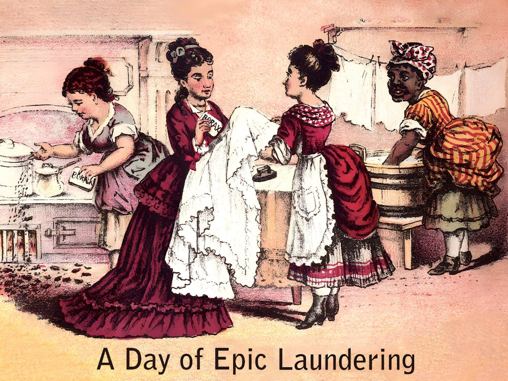 A Day Of Epic Laundering, Funny Vintage Advertisement
