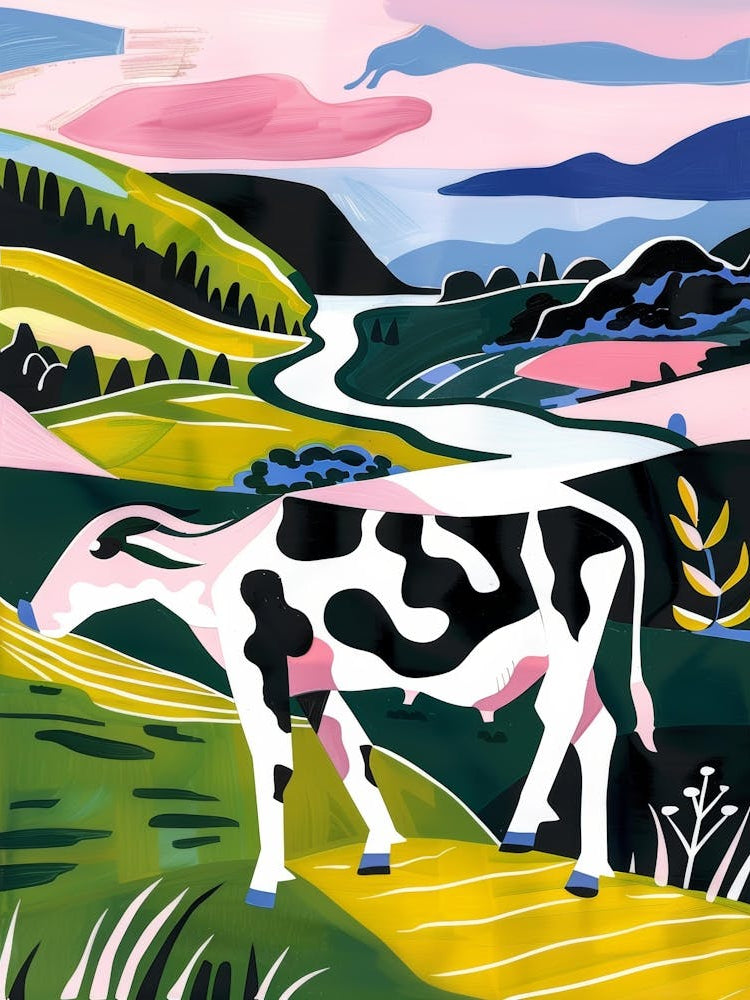 Cow In A Field