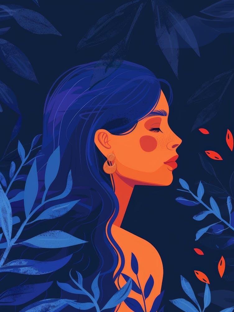 Woman In The Forest