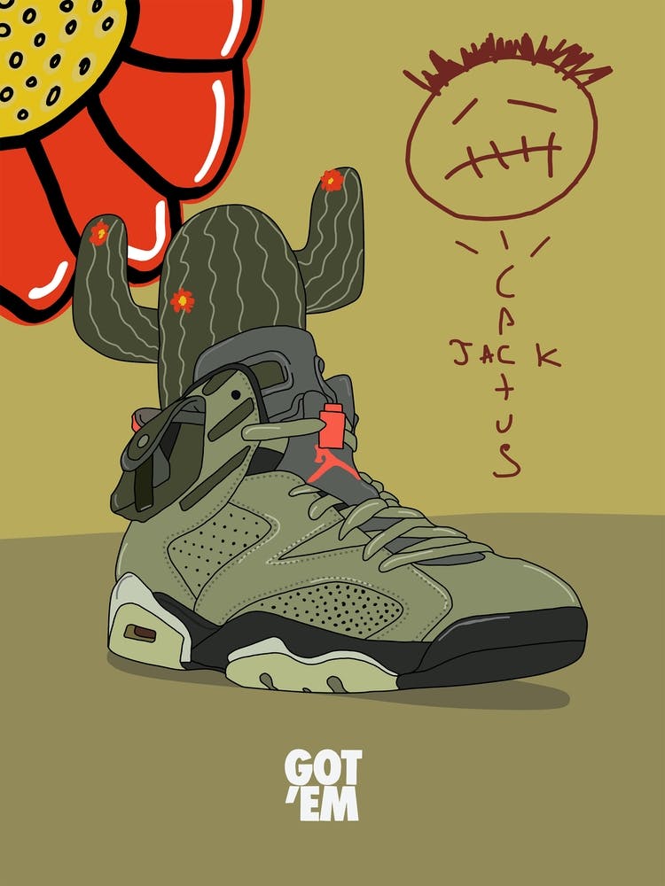 cactus sneakers