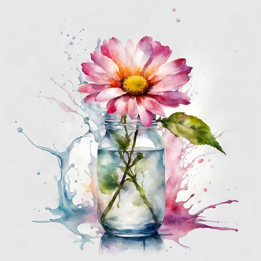 Flower In A Jar