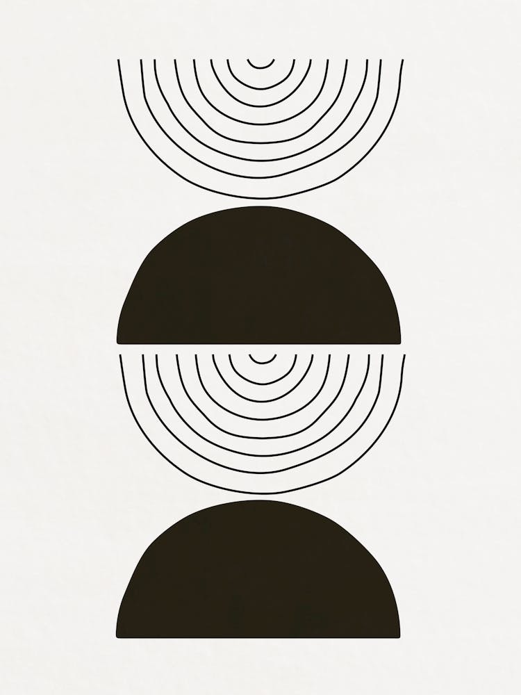 Shapes and Lines - Black 01