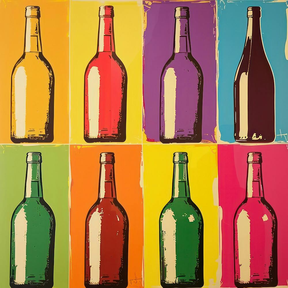 Bottles Pop Art 1