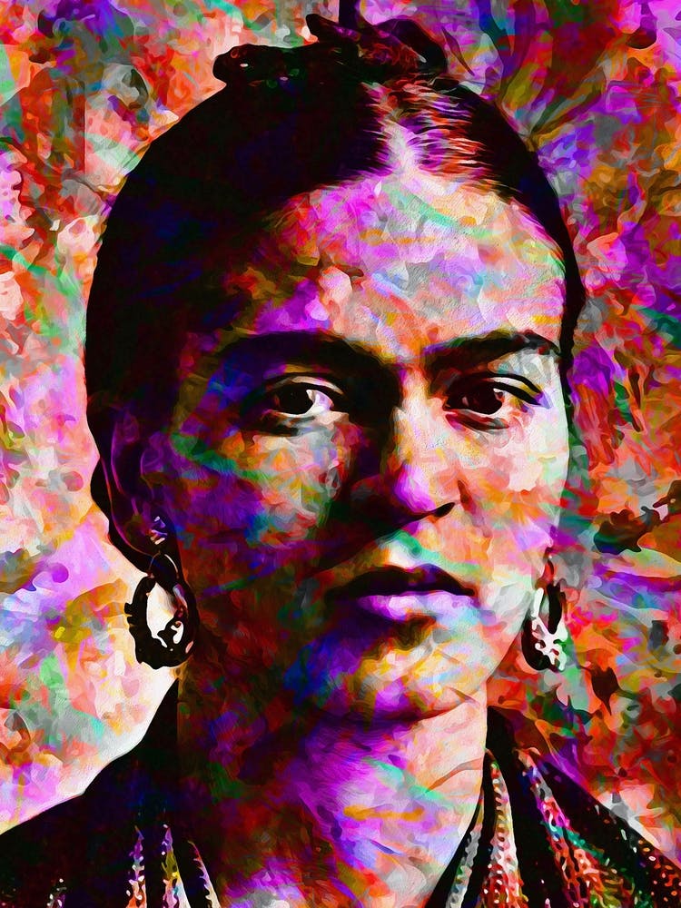 Frida Kahlo Colorful Art
