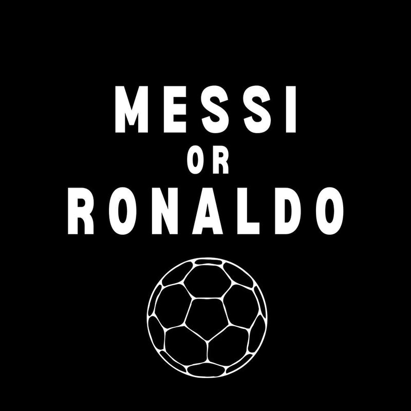 Messi Or Ronaldo Kids Bedroom Black And White