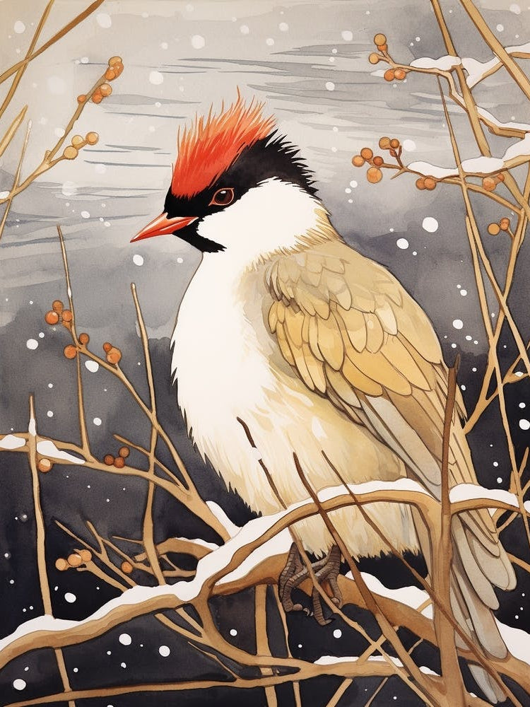 Bird Illustration Grebe 2