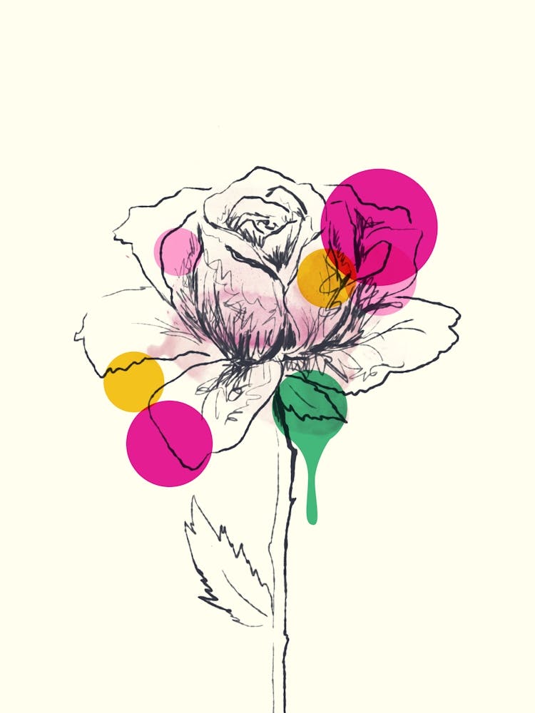 Rose Pop Art 2