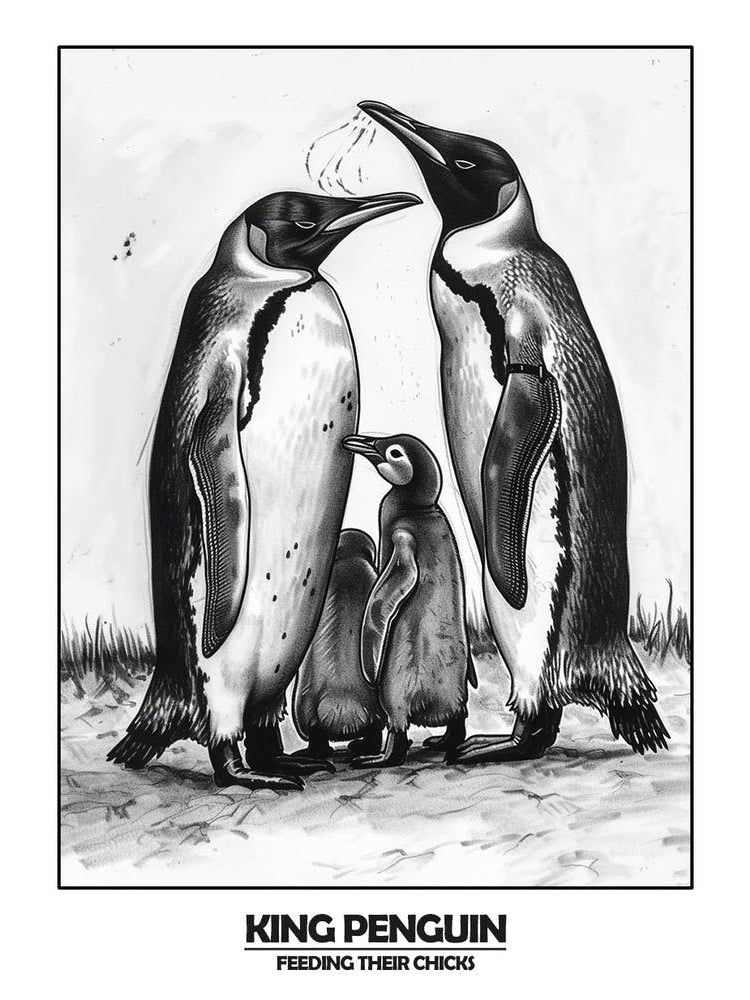 Penguin Feeding Their Chicks Poster 6