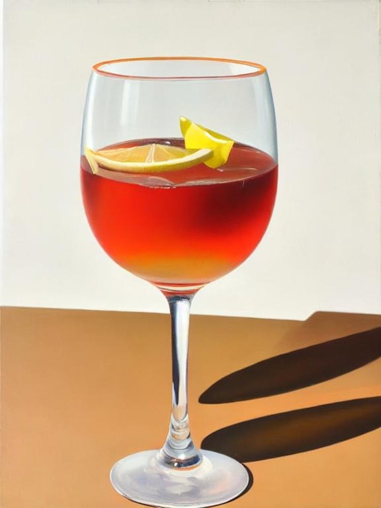Semillon Mid Century Cocktail Poster