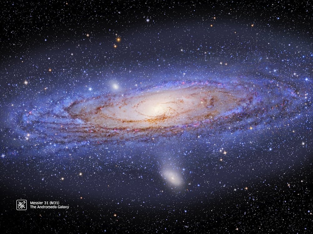 Andromeda Galaxy M31 — NASA Hubble Space Telescope — space poster