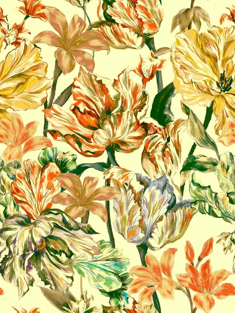 Floral Pattern Vintage