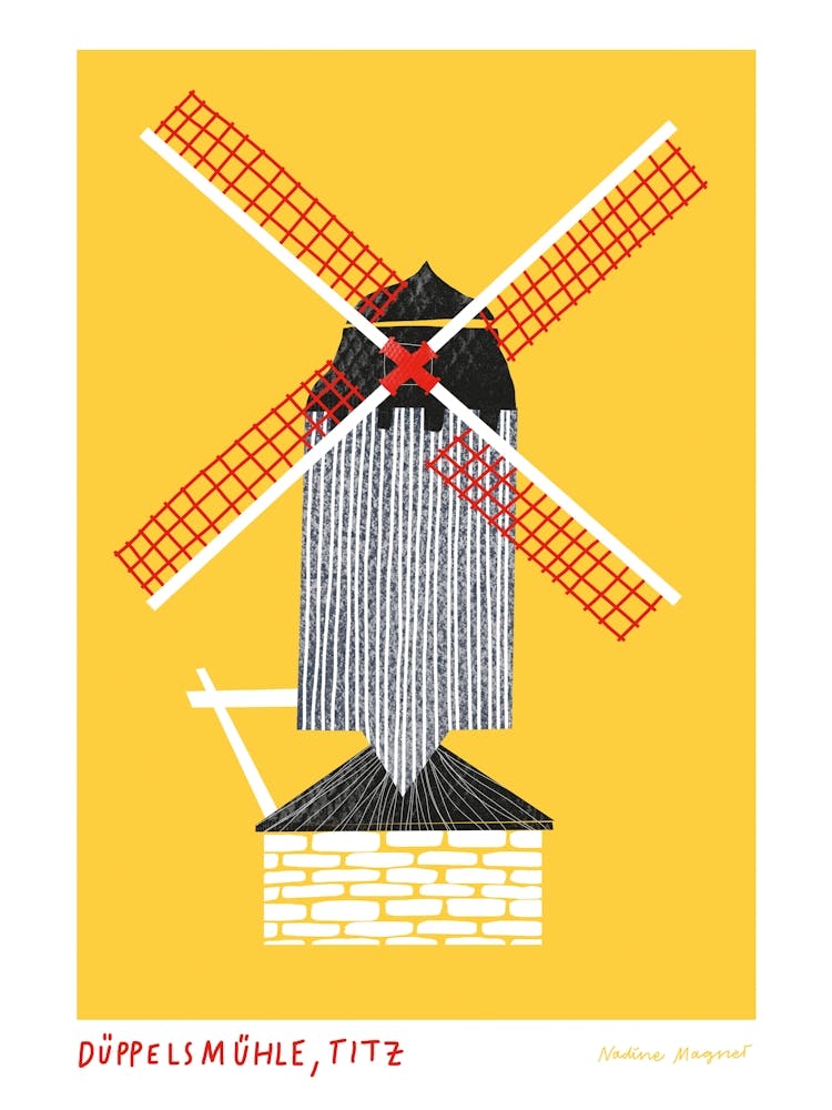 Windmill Print