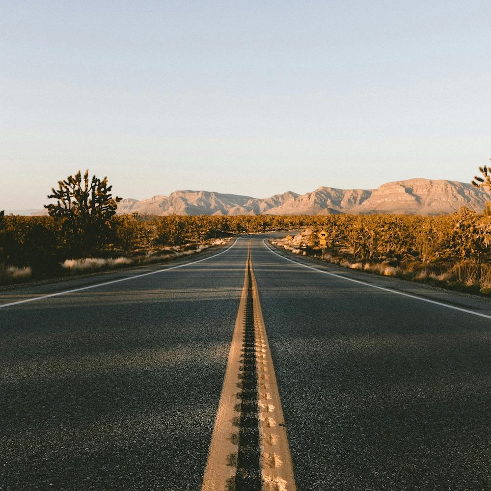 Highway Through Desert