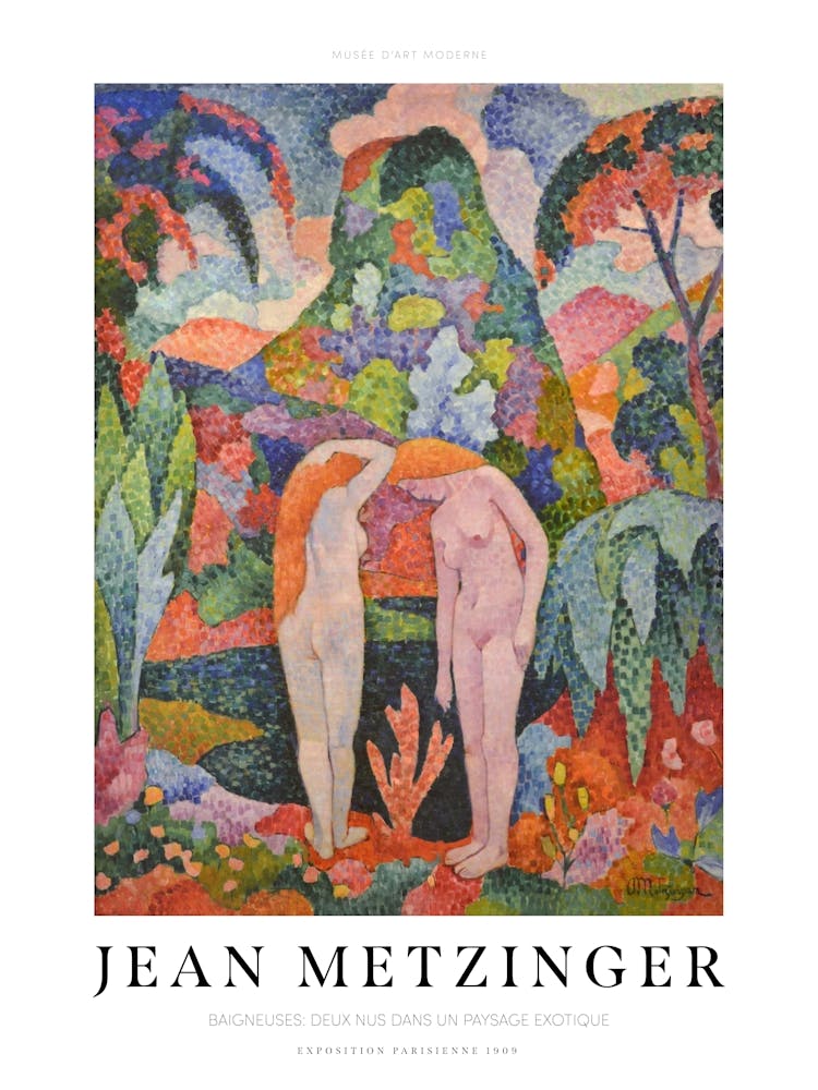 Baigneuse, Jean Metzinger Exhibition Poster