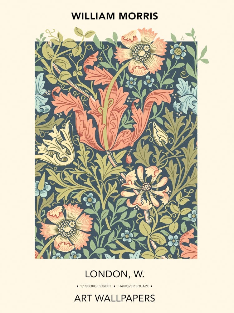 John Henry Dearle Poster, William Morris