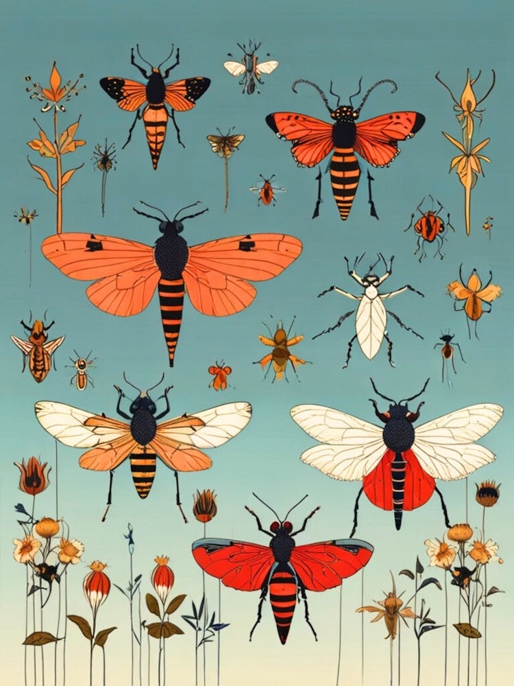 Bees And Butterflies