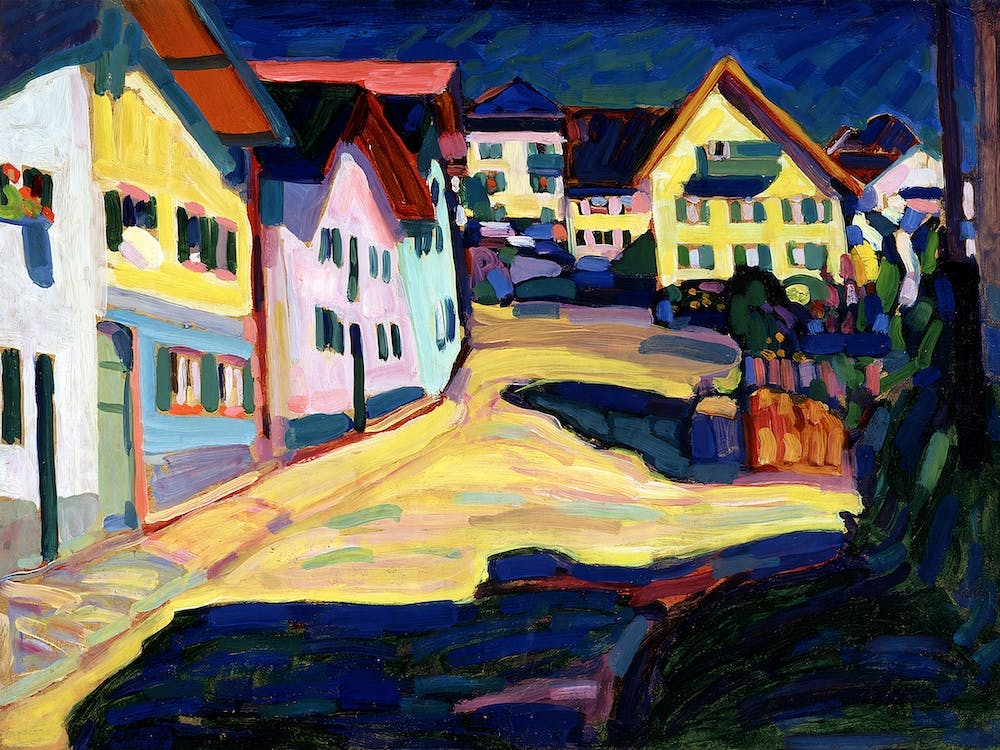 Murnau, Burggrabenstrasse, Wassily Kandinsky