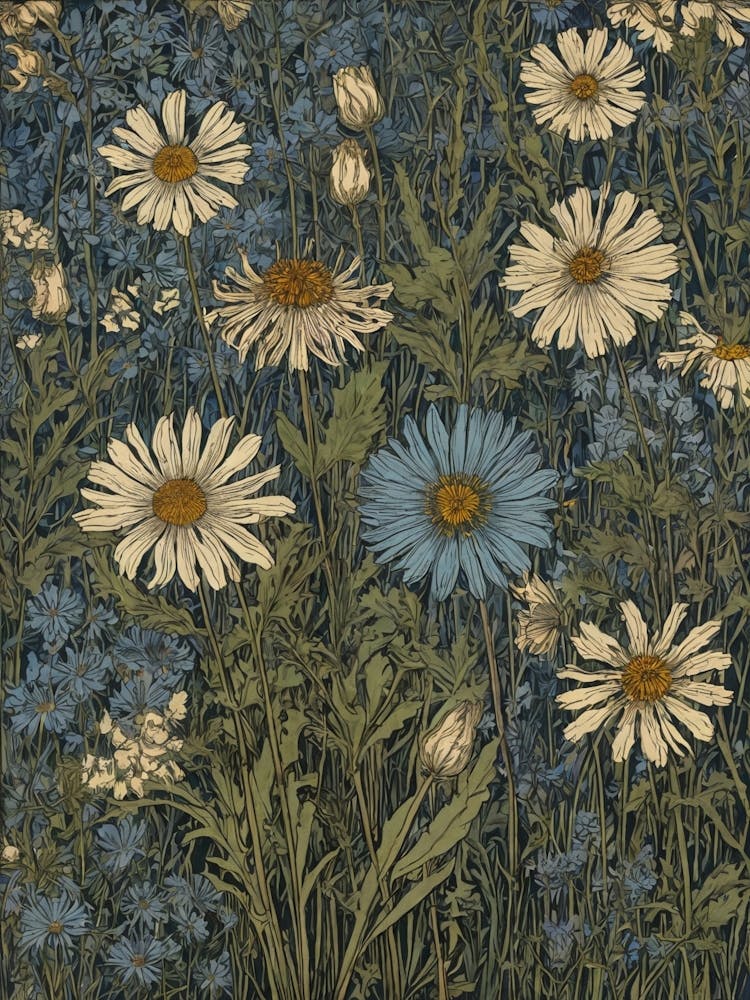 Daisies In The Meadow