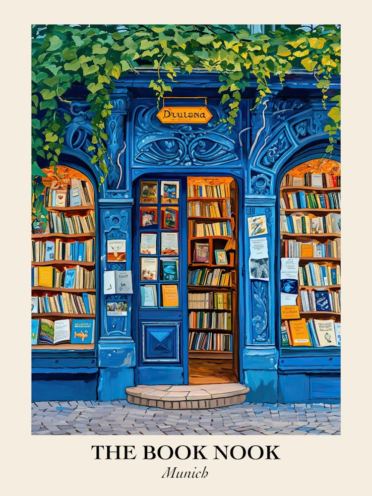 Münchener Bücher-Nische Buchhandlung 4 Poster