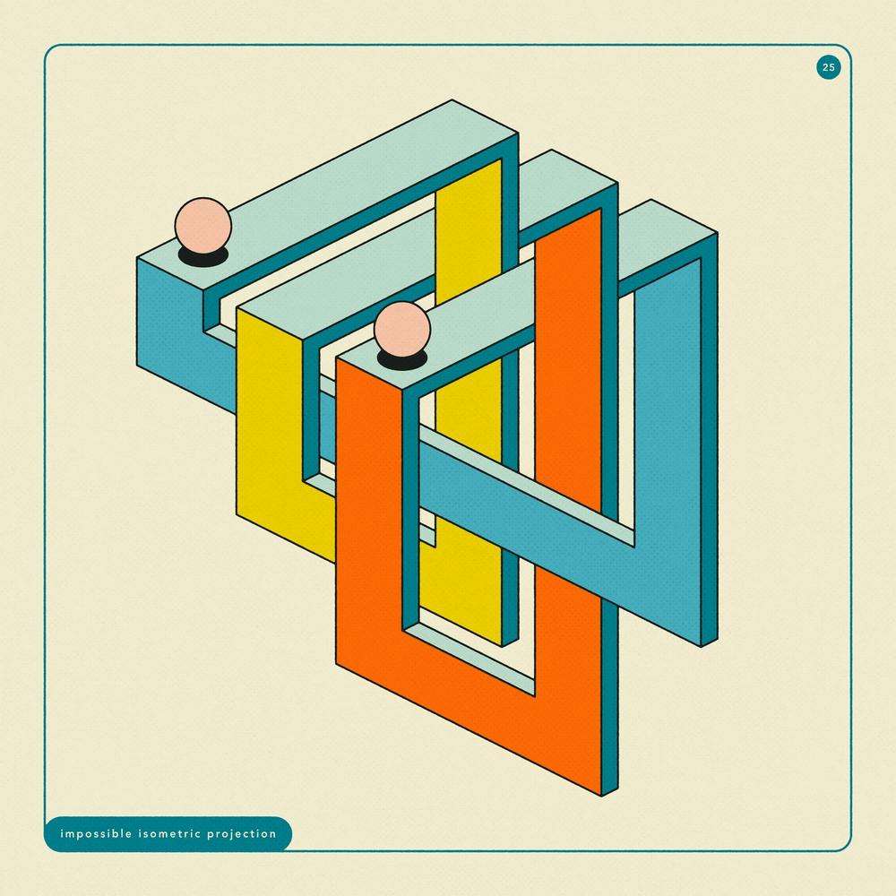 Impossible Geometrics 25 Square