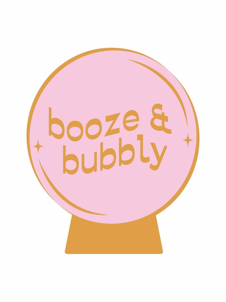 Booze & Bubbly - Pink