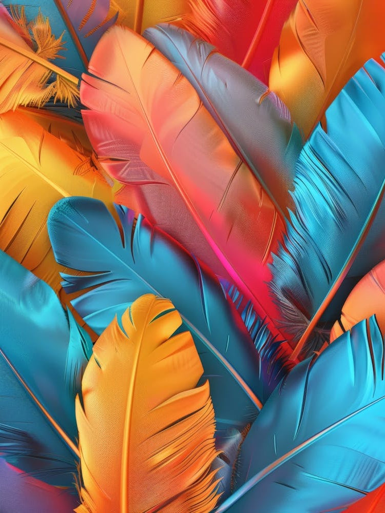 Colorful Feathers 6