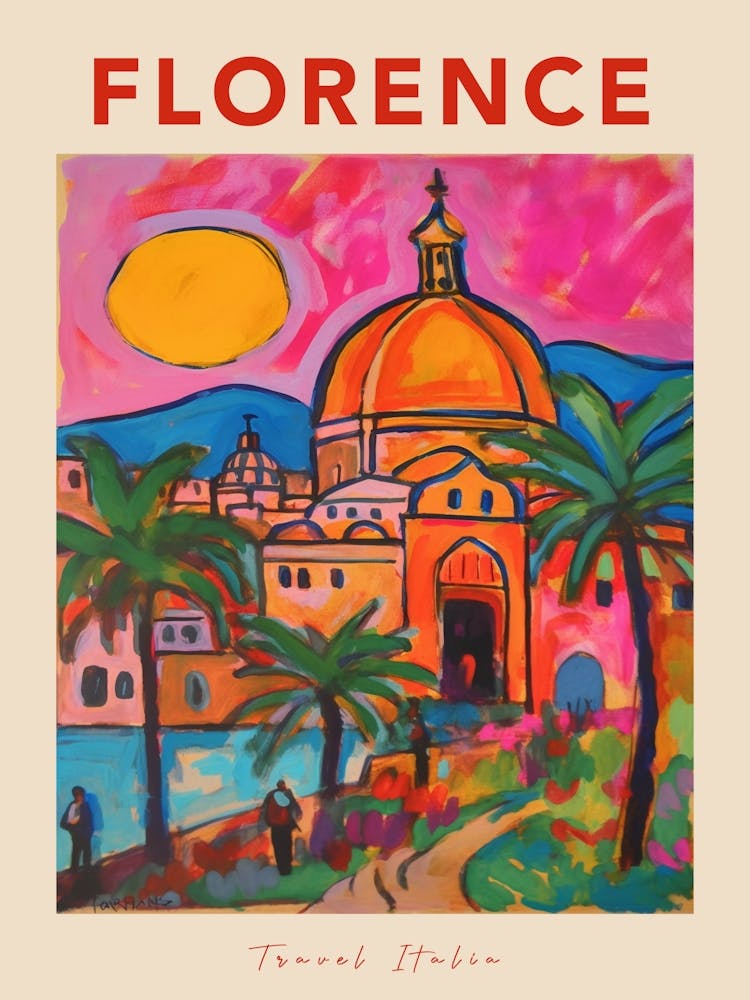 Florence Italia Travel Poster