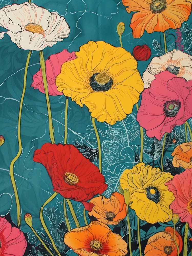 Great Japan Hokusai Japanese Floral 13