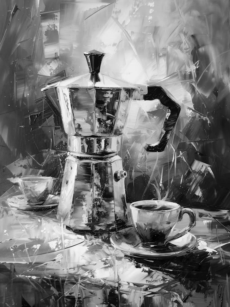 Café Noir Et Blanc