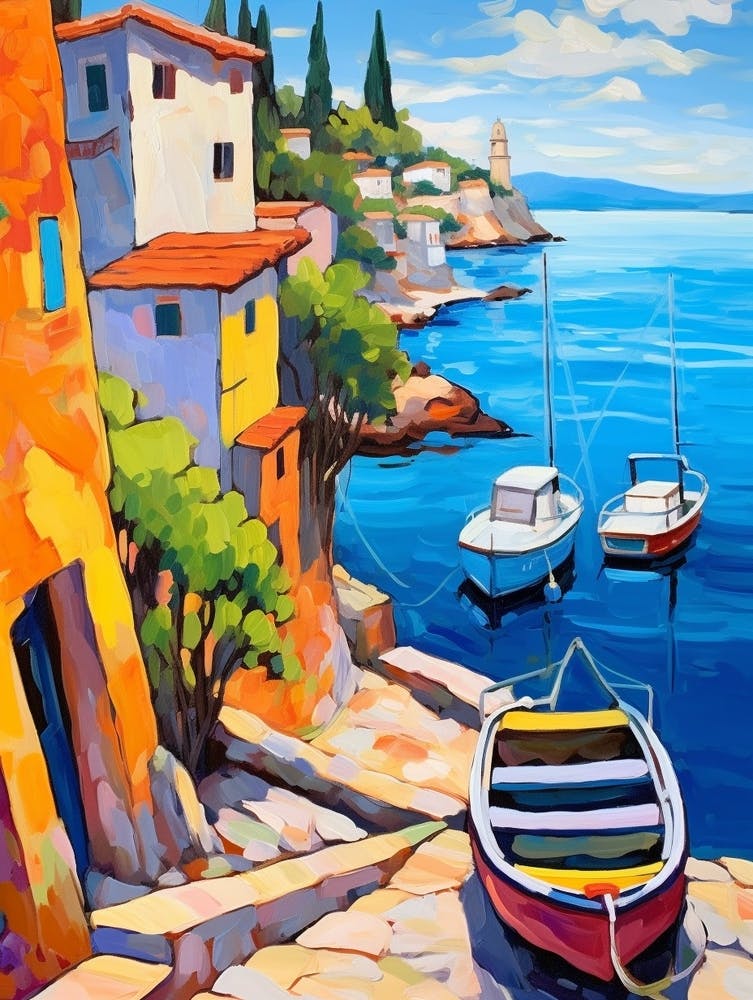 Rovinj Croatia 1 Fauvist Painting