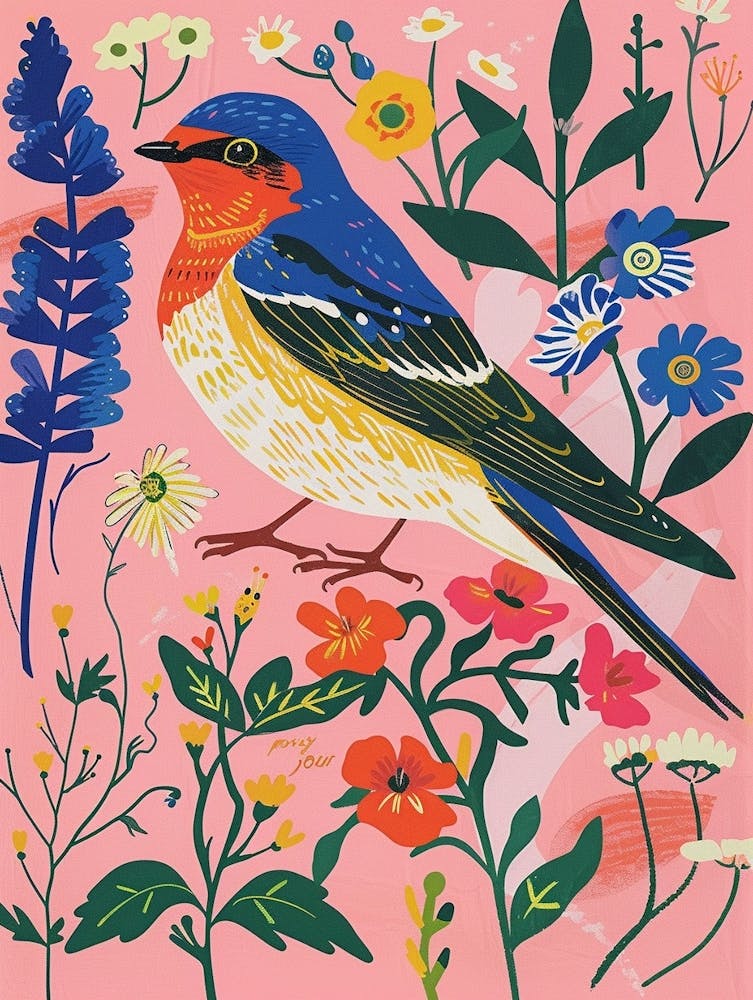 Spring Birds Swallow 4