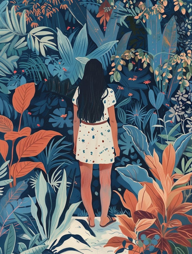 In The Garden Blue 4