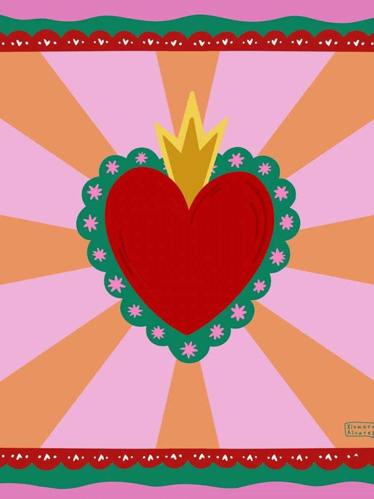 ilustracion corazón feliz