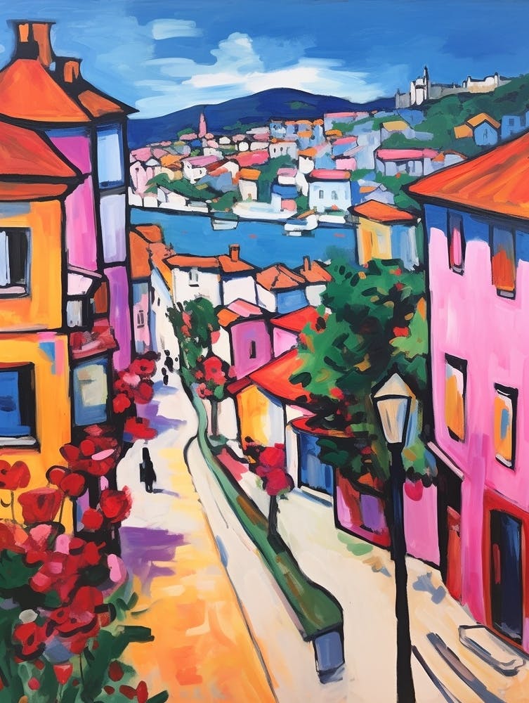 Santander Spain 1 Fauvist Painting