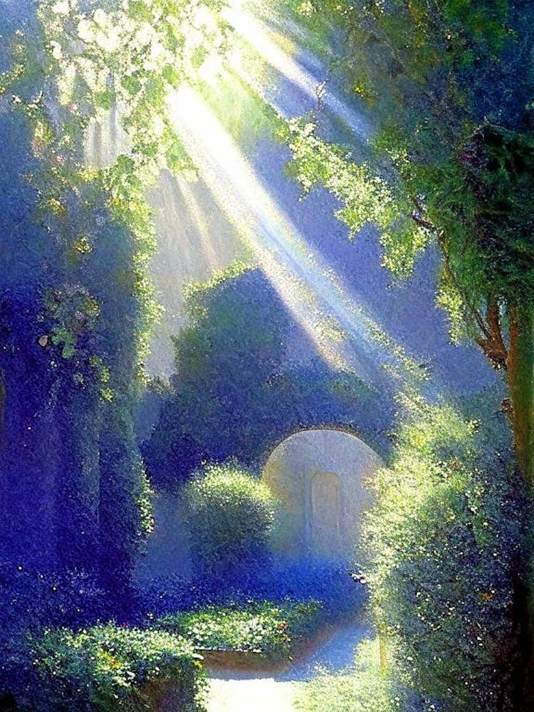 Jardins du Generalife, Espagne Peinture Classique