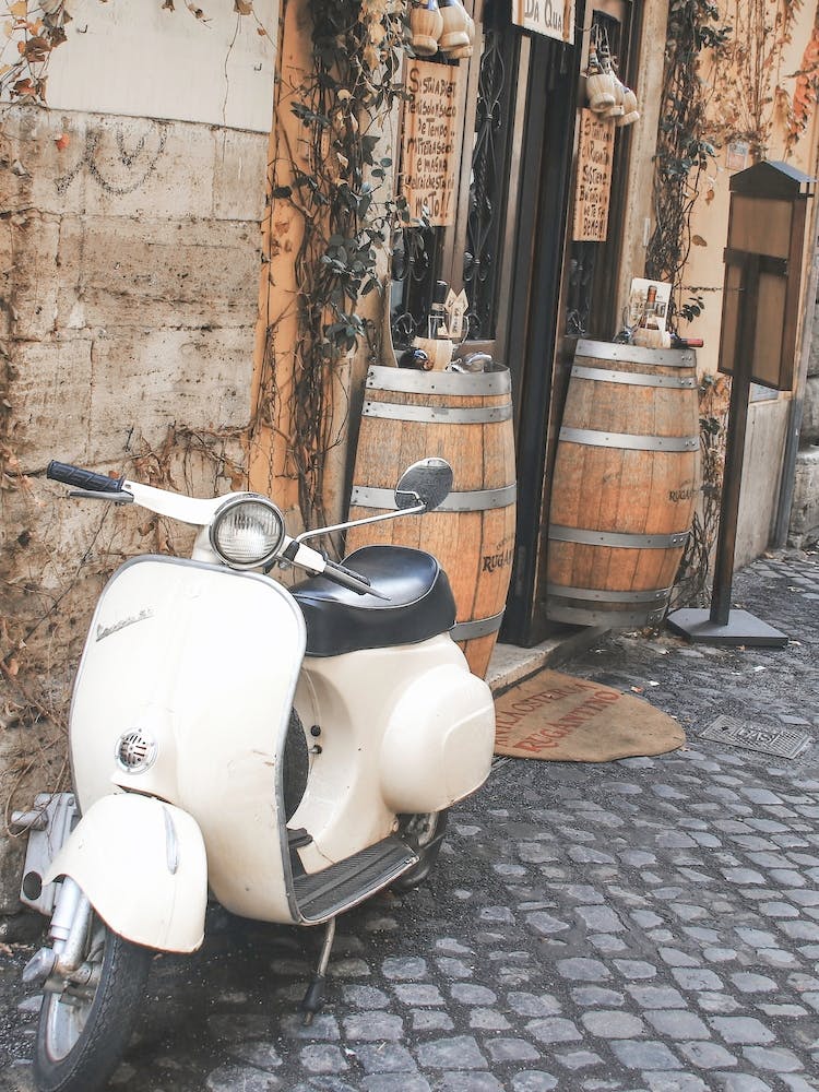 Vespa In Rome