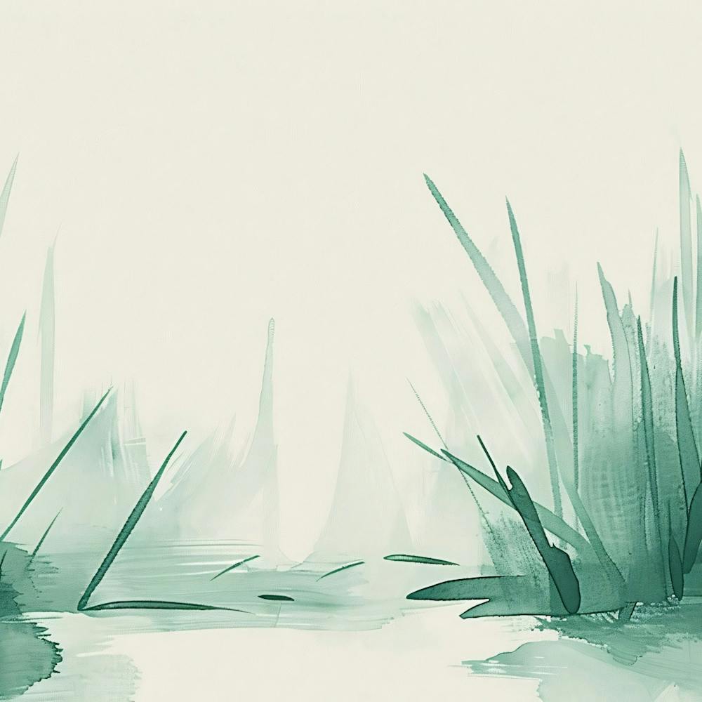 Watercolor Of Grass 1